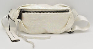 Aimee Kestenberg Milan Bum Bag Leather Convertible Belt Hologram Snake NWT